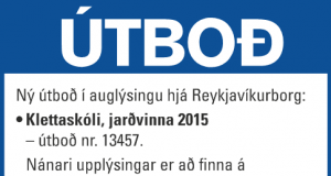 15.04.2015 Klettaskóli – jarðvinna
