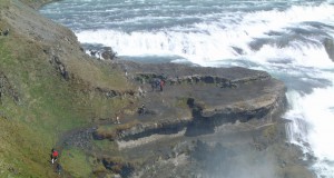 Opnun útboðs: Nýr stálstigi milli efri og neðri útsýnissvæða á Gullfossi