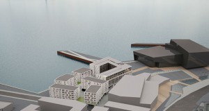 Bygging Marriott hótelsins við Hörpu, á að vera lokið í lok árs 2018