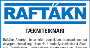 Tækniteiknari óskast til starfa