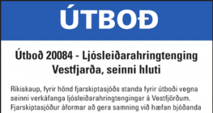 28.01.2016 Ljósleiðarahringtenging Vestfjarða, seinni hluti