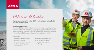 Efla leitar að liðsauka