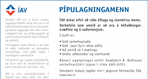 Pípulagingamenn óskast til ÍAV