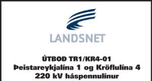 12.02.2016 Landsnet, Þeistareykja og Kröfulina, Vegslóð, jarðvinna og undirstöður