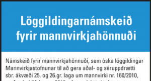 Löggildingarnámskeið fyrir mannvirkjahönnuði