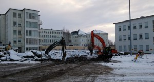 Jarðvegsframkvæmdir hafnar vegna sjúkrahótels á Landspítala Hringbraut