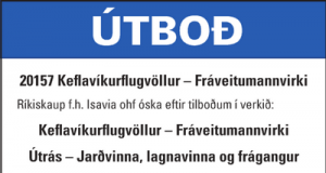 12.04.2016 Keflavíkurflugvöllur – Fráveitumannvirki