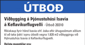 05.05.2016 Viðbygging á þjónustuhúsi Isavia