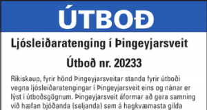 31.05.2016 Ljósleiðaratenging í Þingeyjarsveit