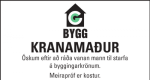 Kranamaður óskast