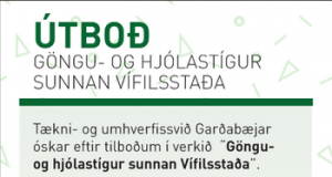 02.06.2016 Göngu- og hjólastígur sunnan Vífilsstaða