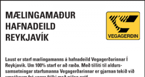 Mælingamaður til Vegagerðarinnar