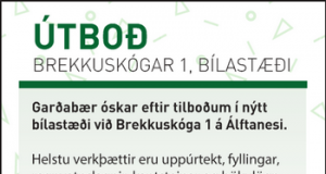 19.05.2016 Garðabær, Brekkuskógar 1, bílastæði