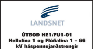 06.06.2016 Landsnet, Hellulína 1 og Flúðalína 1, Jarðvinna og lagnir