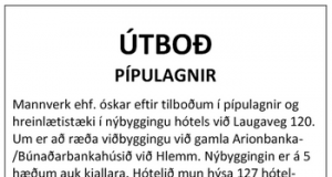 01.06.2016 Laugavegur 120, Pípulagnir og hreinlætistæki