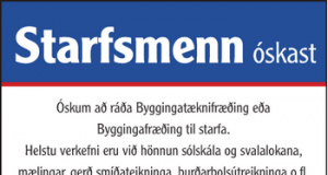 Starfsmenn óskast til Glugga & Garðhúsa hf