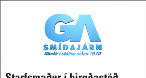 Starfsmaður í birgðastöð hjá Guðmundur Arason ehf