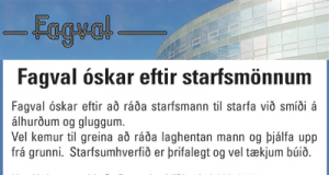 Fagval óskar eftir starfsmönnum