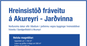 03.10.2016 Hreinsistöð fráveitu á Akureyri – Jarðvinna
