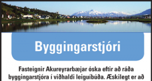 Byggingarstjóri óskast til starfa