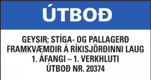 08.11.2016 Geysir; stíga- og pallagerð, framkvæmdir á ríkisjörðinni Laug