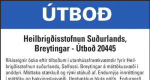 22.11.2016 Heilbrigðisstofnun Suðurlands, Breytingar