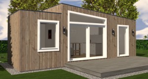 Fjölskyldufyrirtæki byggir fullútbúin hús