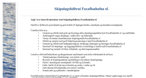 Skipulagsfulltrúi Faxaflóahafna sf.