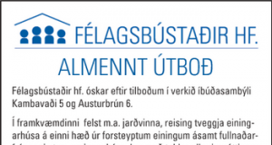 28.11.2016 Félagsbústaðir hf. Íbúðasambýli Kambavaði 5 og Austurbrún 6
