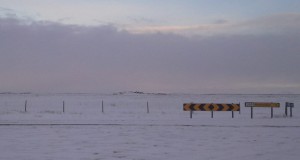 10.01.2017 Niðurrekstrarstaurar fyrir brú á Þverá við Odda