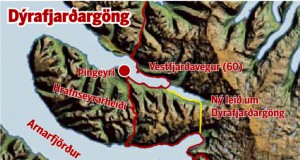 Dýrafjarðargöng á fjárlög: Snýr málinu við fyrir Vestfirðinga