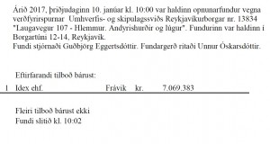 Opnun verðfyrirspurn: Laugavegur 107 Hlemmur. Andyrishurðir og lúgur