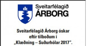 16.02.2017 Sveitafélagið Árborg, Klæðing – Suðurhólar 2017
