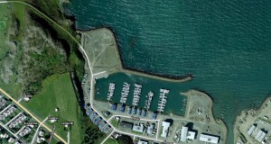 Jarðvegsframkvæmdir, sprengingar við Sandgerðisbót á Akureyri