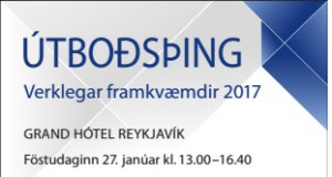 Útboðsþing haldið nk. föstudag 27 jan. á Grand Hótel