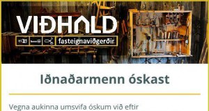 Iðnaðarmenn óskast