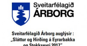 02.03.2017 Árborg, Sláttur og Hirðing á Eyrarbakka og Stokkseyri 2017
