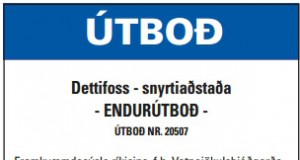 28.02.2017 Dettifoss – snyrtiaðstaða – Endurútboð