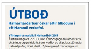 28.02.2017 Hafnarfjarðarbær, Yfirlagnir á malbiki 2017