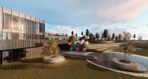 Myndband af frumhönnun Helgafellsskóla í Mosfellsbæ