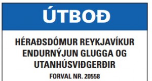 02.05.2017 Héraðsdómur Reykjavíkur. Endurnýjun glugga og utanhúsviðgerðir, forval
