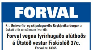 04.05.2017 Ný Útstöð vestur að Fiskislóð 37c Alútboð og forval