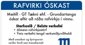 Rafvirki óskast