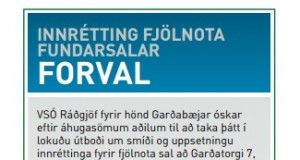 13.07.2017 Garðabær. Innrétting Fjölnota fundasalar, forval