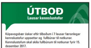 15.06.2017 Kópavogsbær, 7 lausar færanlegar kennslustofur