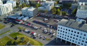 Verðlaunahugmyndir um nýja skrifstofubyggingu og nýbyggingar á stjórnarráðsreitnum