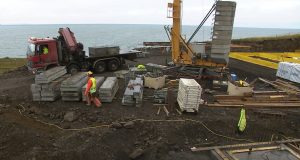 Framkvæmdir hafnar við sjóböðin á Húsavík