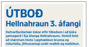 07.11.2017 Hafnarfjarðarbær. Hellnahraun 3. áfangi