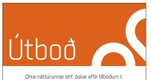 05.12.2017 Orka Nátturunar ohf. Forsteyptar undirstöður