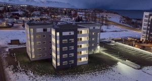 Blokkaríbúðir Stapa á Akureyri standa enn ónotaðar